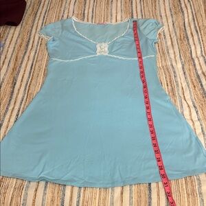 Lilly Pulitzer Sky Blue Dress with White Lace